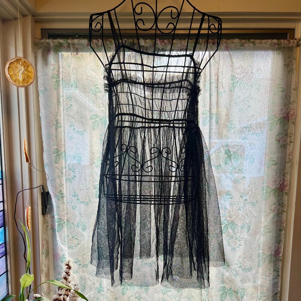 Thin Tulle Baby Doll Dress